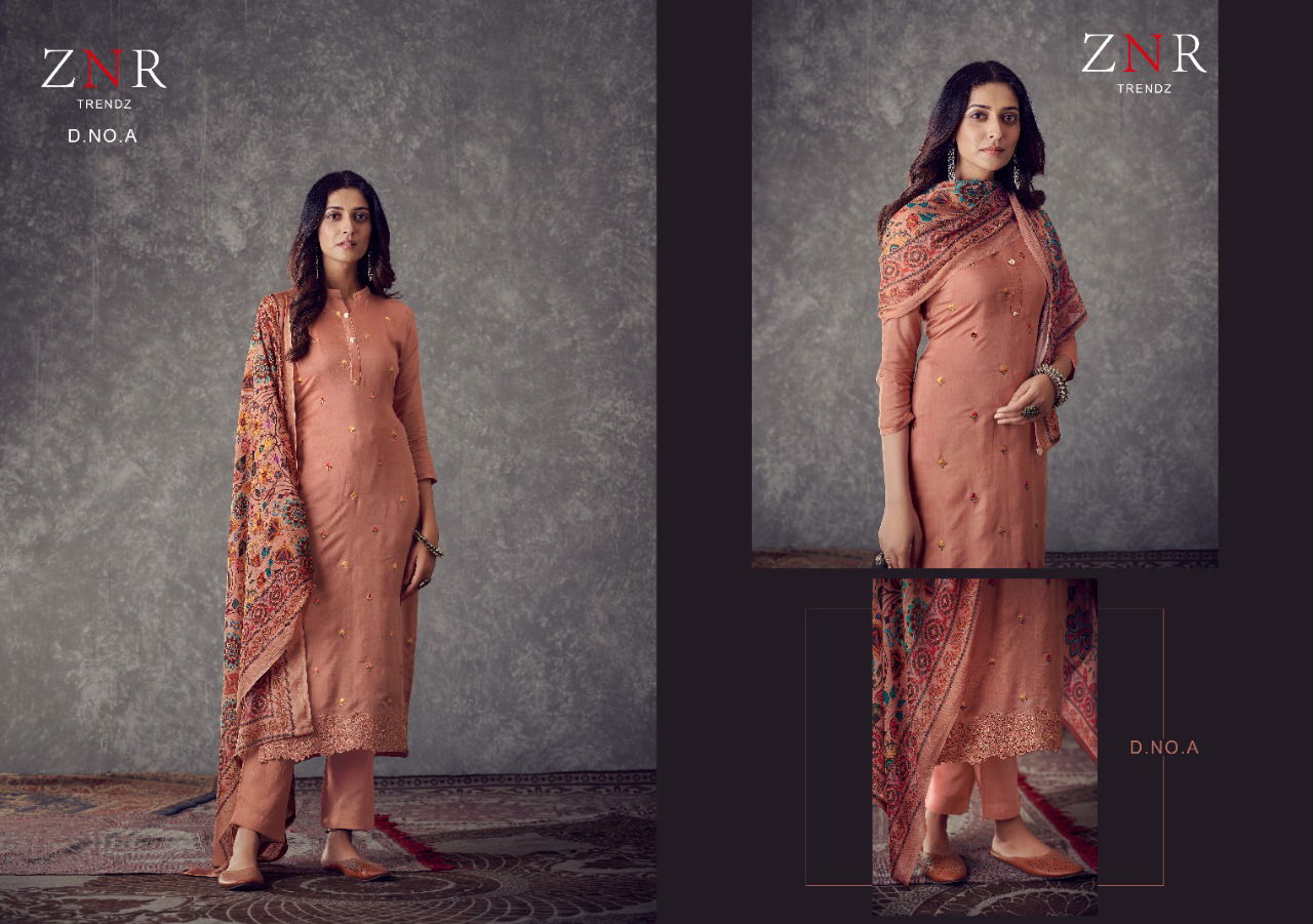 Znr Resham Fancy Festive Wear Designer Salwar Suits Collection